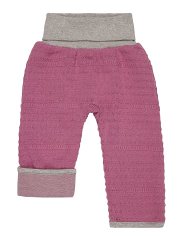 loud + proud Dwustronne spodnie dresowe w kolorze fioletowym