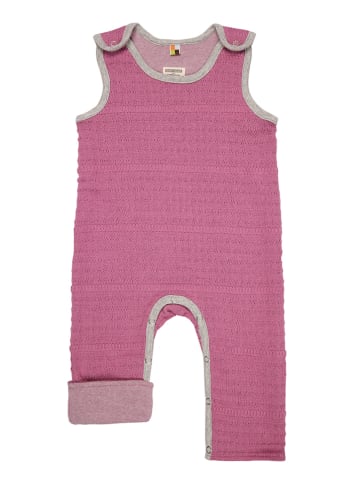 loud + proud Dwustronny rampers w kolorze fioletowym