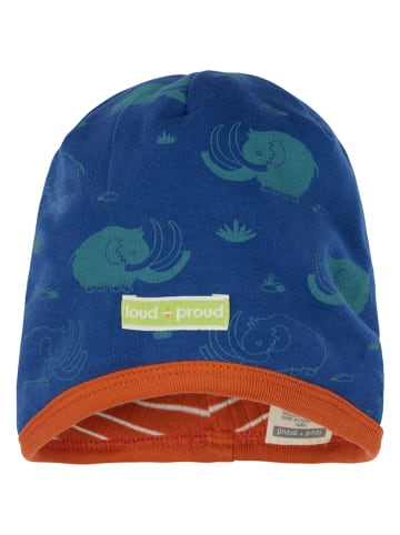 Loud + proud Dwustronna czapka w kolorze niebieskim