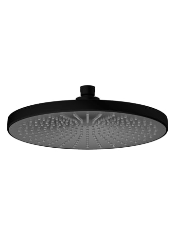Wenko Regenduschkopf "Ultimate Shower" in Grau/ Schwarz - Ø 25 cm