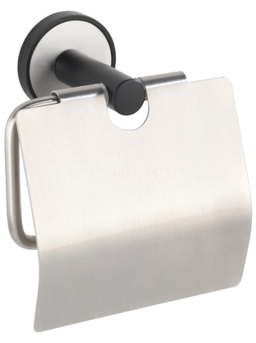 Wenko Roestvrijstalen toiletrolhouder - (B)14 x (H)13 x (D)7 cm