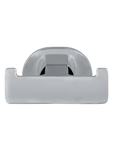 Wenko Wandhaak "Duo Maribor" zilverkleurig - (B)9 x (H)5 x (D)5,5 cm