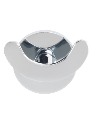 Wenko Wandhaken "Duo Isera" in Silber - (B)6 x (H)5 x (T)4 cm