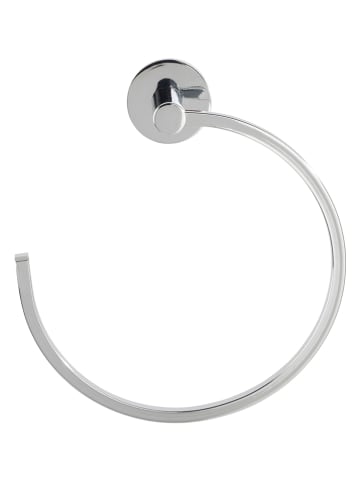 Wenko Handtuchring "Isera" in Silber - (B)19 x (H)21 x (T)7 cm