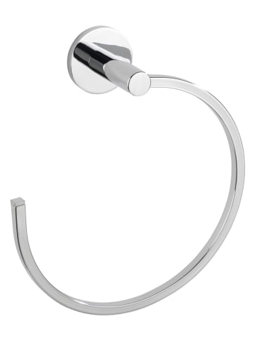 Wenko Handtuchring "Isera" in Silber - (B)19 x (H)21 x (T)7 cm