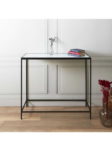 THE HOME DECO FACTORY Sidetable zwart - (B)100 x (H)87 x (D)32 cm