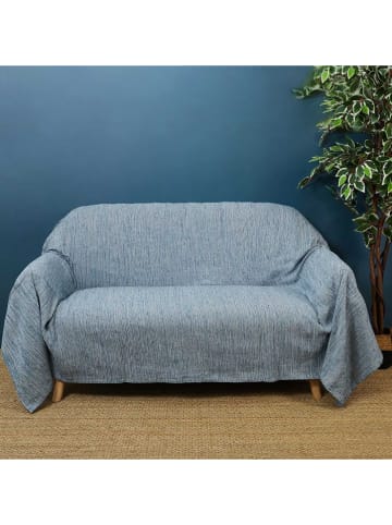 THE HOME DECO FACTORY Koc w kolorze niebieskim - 250 x 170 cm