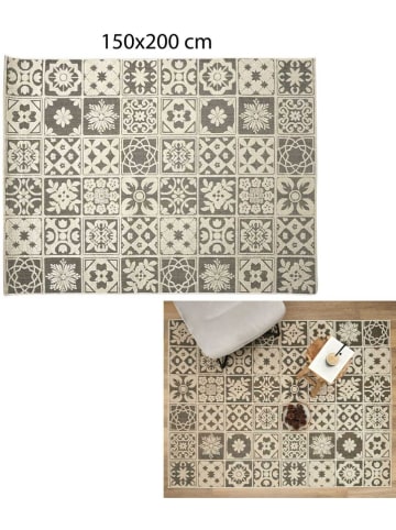 THE HOME DECO FACTORY Laagpolig tapijt "Lisbonne" beige - (L)200 x (B)150 cm