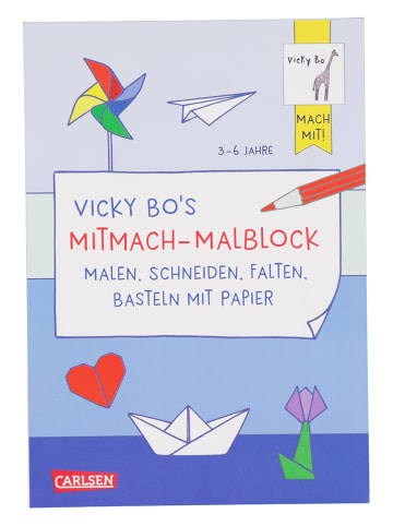 Carlsen Mitmachbuch "Vicky Bo's Mitmach-Malblock"