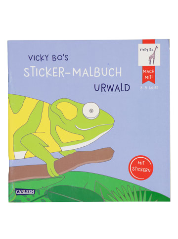 Carlsen Malbuch "Vicky Bo's Sticker-Malbuch Urwald"