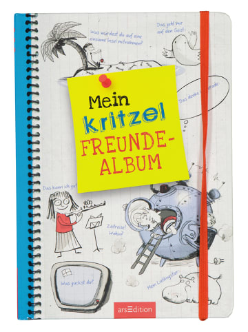 ars edition Freundebuch "Mein Kritzel Freunde-Album"