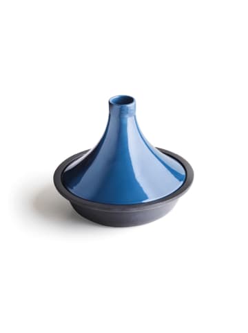 Brandt Tajine blauw - (H)23,5 x Ø 29 cm