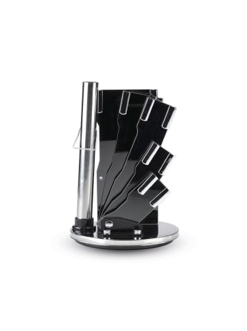 Brandt Messerblock in Schwarz - (B)17 x (H)23 cm