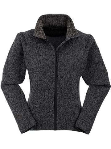 Maul Sport Strickfleecejacke "Brixen 2.0" in Anthrazit/ Grau