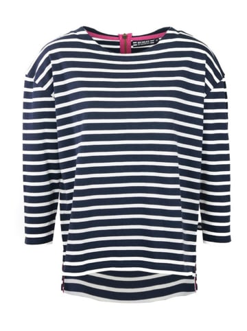 Hublot Mode Marine Longsleeve in Weiß/ Dunkelblau