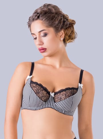 Valea Push-up-BH "Florence" in Schwarz/ Weiß