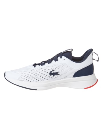 Lacoste Sneakers wit/donkerblauw