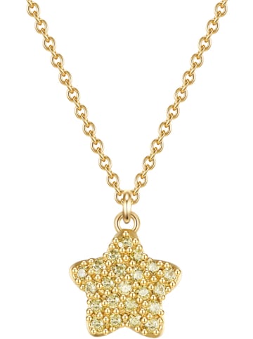 Glanzstücke München Vergold. Halskette mit Anhänger - (L)35 cm