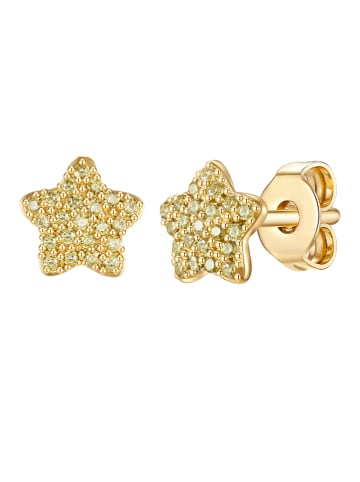 Glanzstücke München Vergold. Ohrstecker mit Edelsteinen