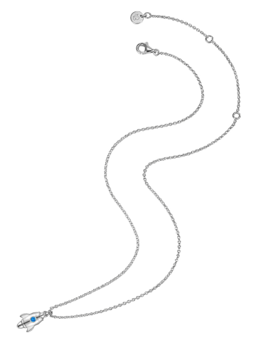 Glanzstücke München Silber-Halskette mit Anhänger - (L)35 cm