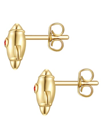 Glanzstücke München Vergold. Ohrstecker mit Edelsteinen