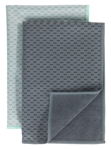 Wenko Ściereczki (4 szt.) "Miko" w kolorze szaro-zielonym do mycia