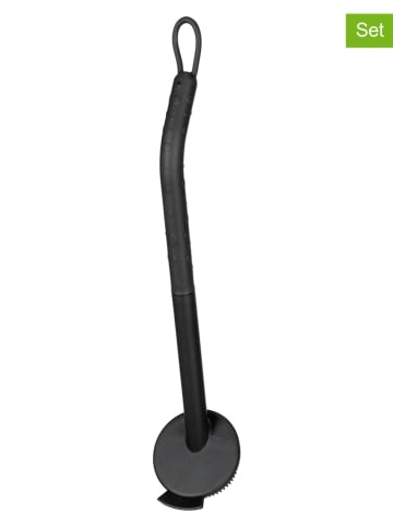 Wenko 2er-Set: Spülbürsten "Cuvo" in Schwarz - (L)31 cm