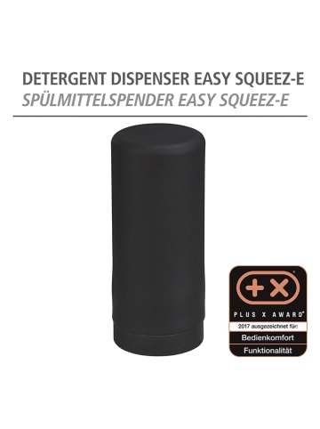 Wenko Spülmittelspender "Easy Squeez-e" in Schwarz - 250 ml