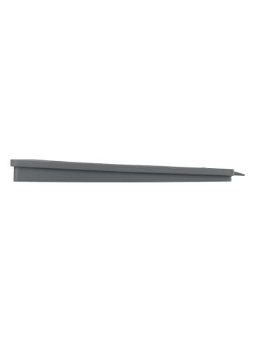 Wenko Abtropfmatte "Nelia Maxi" in Grau - (B)40 x (H)3 x (T)34 cm
