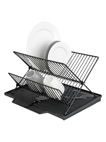 Wenko Afdruiprek "Nelia" zwart - (B)40 x (H)25 x (D)34 cm