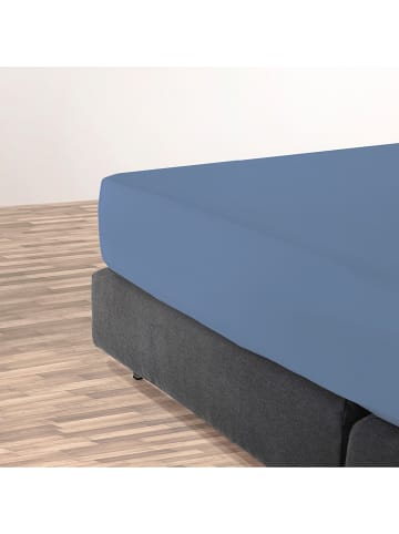 CXL by Christian Lacroix Satin-Spannbettlaken in Blau