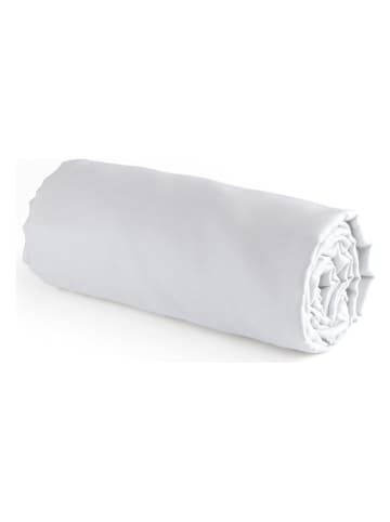 CXL by Christian Lacroix Satynowe prześcieradło w kolorze kremowym na gumce