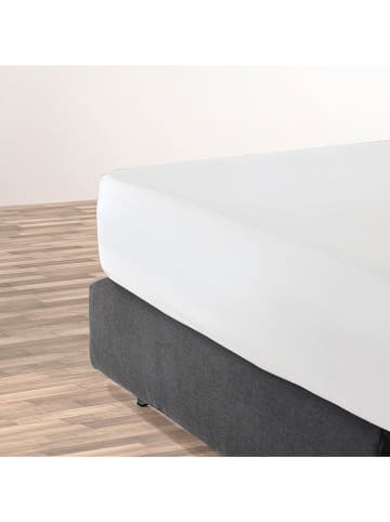 CXL by Christian Lacroix Satin-Spannbettlaken in Creme