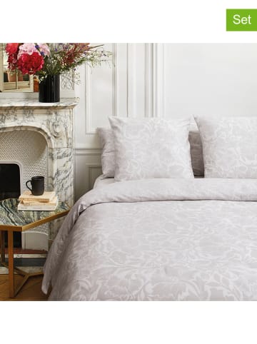 CXL by Christian Lacroix 2-delige set: satijnen beddengoedsets taupe