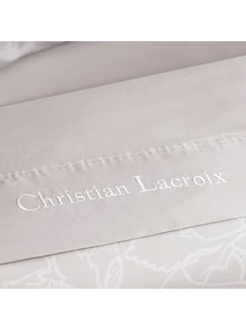 CXL by Christian Lacroix Komplet pościeli satynowej w kolorze szarobrązowym
