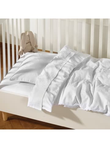 CXL by Christian Lacroix Satin-Spannbettlaken in Weiß