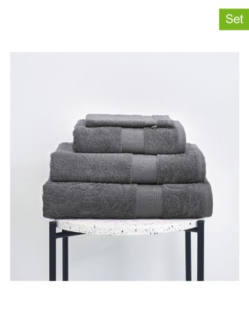 CXL by Christian Lacroix 4tlg. Handtuch-Set in Anthrazit