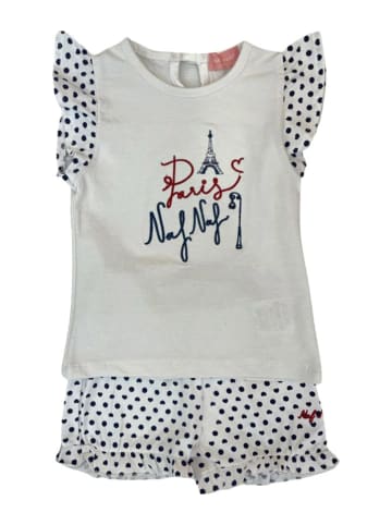 Naf Naf 2-delige outfit wit/zwart