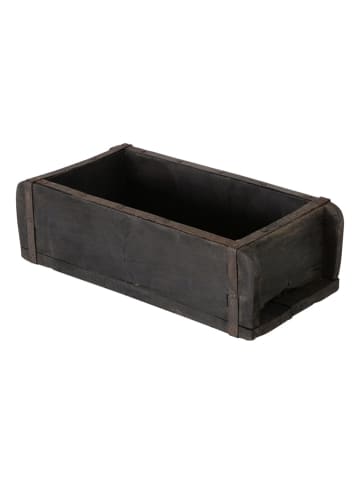 Boltze Opbergkist "Rygge" zwart - (B)34 x (H)10 x (D)16 cm