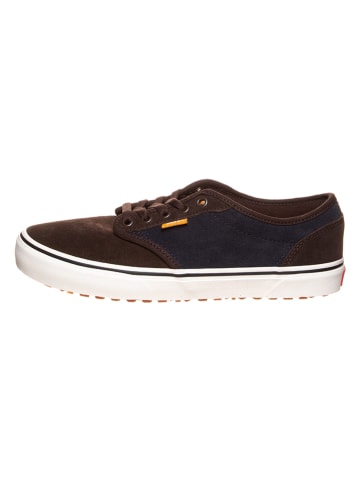 Vans Skórzane sneakersy w kolorze brązowym