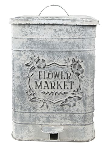 Clayre & Eef Treteimer in Grau - (B)26 x (H)36 x (T)26 cm