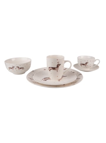 Clayre & Eef Kom crème - Ø 14 cm