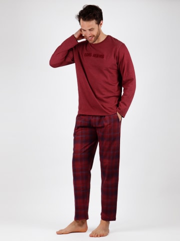 admas Pyjama rood