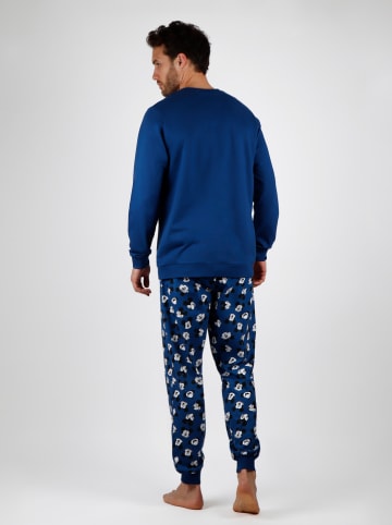 admas Pyjama donkerblauw