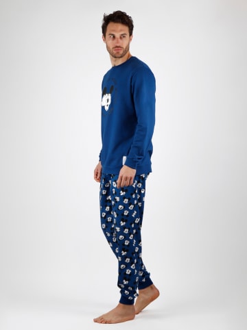 admas Pyjama in Dunkelblau