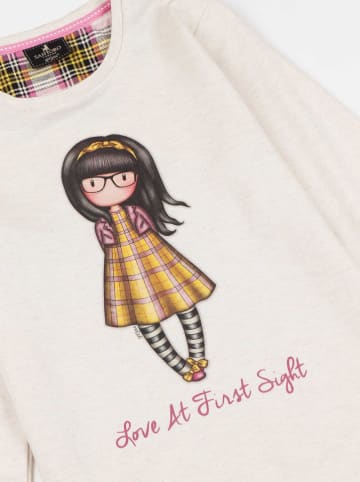 admas Pyjama in Creme/ Bunt