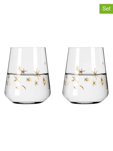RITZENHOFF Szklanki (2 szt.) "Deluxe" w kolorze złotym - 510 ml