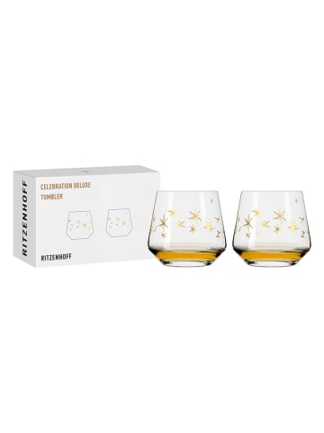 RITZENHOFF 2er-Set: Gläser "Deluxe" in Gold - 420 ml