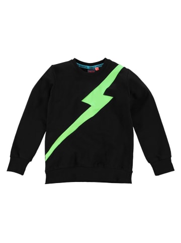 Tom-Du Sweatshirt in Schwarz/ Grün