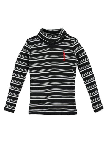 Tom-Du Longsleeve in Weiß/ Schwarz